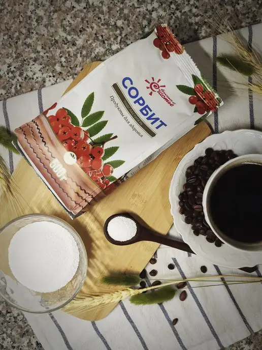 Фруктовое Счастье Сахарозаменитель Сорбит, 500 г, 500 г, фото 3