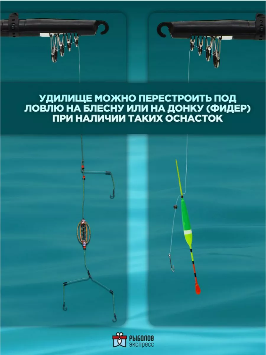 Удочка для рыбалки набор в сборе с катушкой оснащенная Рыболов-экспресс  14979276 купить за 2 536 ₽ в интернет-магазине Wildberries