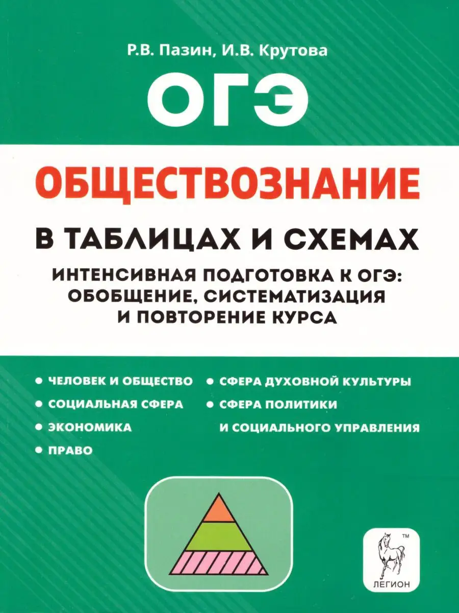 ОГЭ Обществознание в таблицах и схемах ЛЕГИОН 15006176 купить в  интернет-магазине Wildberries