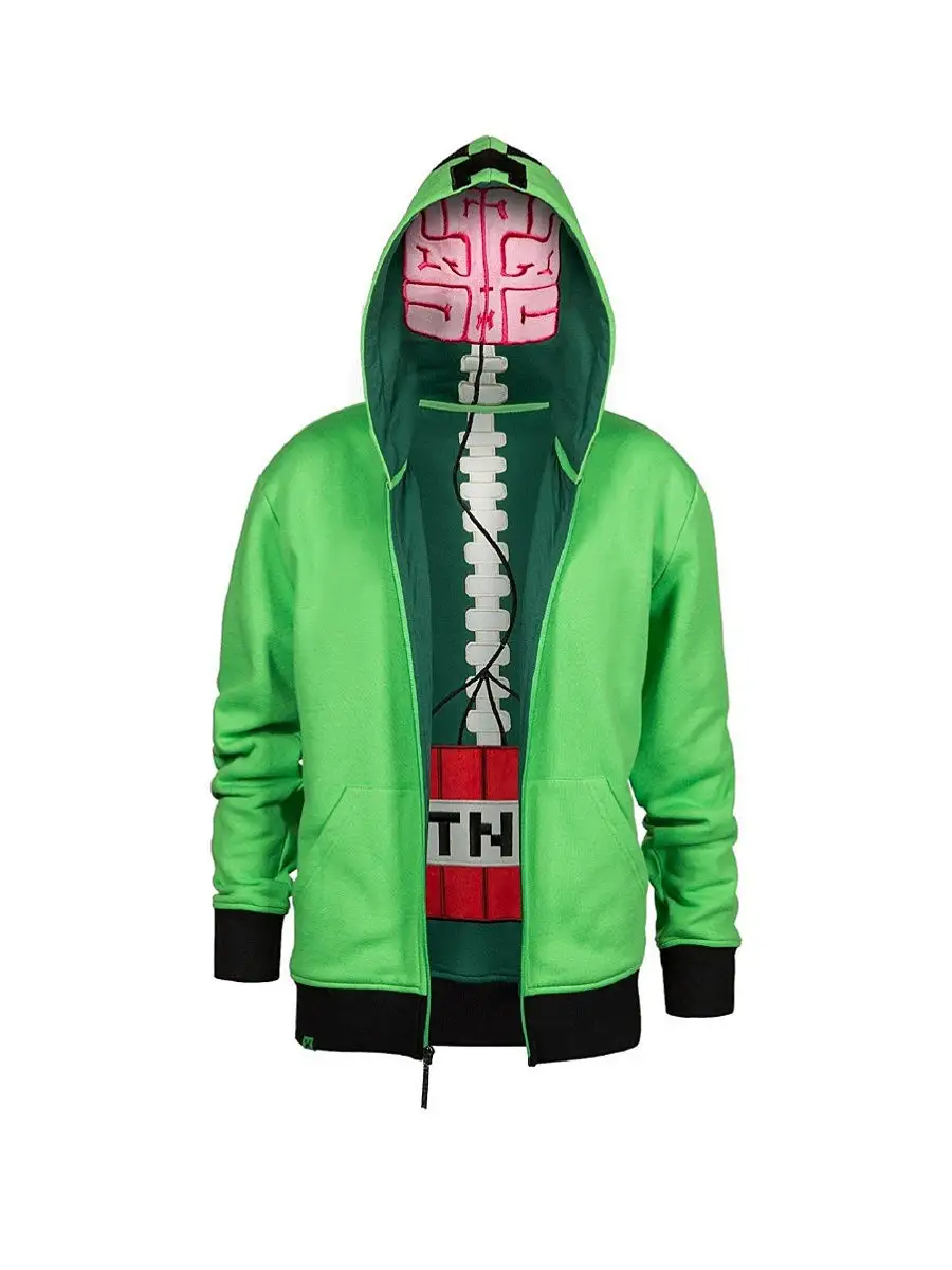 Толстовка Minecraft Big Boys Premium Zip-Up / Майнкрафт (XL) Jinx 15023404  купить в интернет-магазине Wildberries