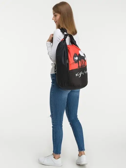 Cartera Сумка спортивная для фитнеса, дорожная, черный, фото 4