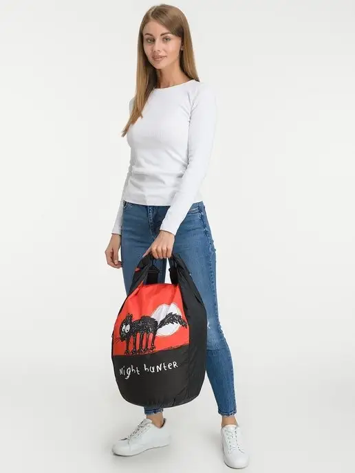 Cartera Сумка спортивная для фитнеса, дорожная, черный, фото 7
