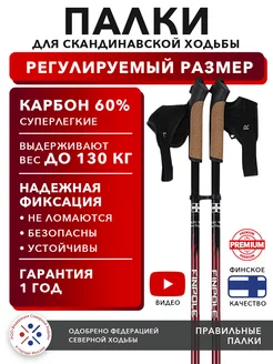 AP 60?rbon Палки для скандинавской ходьбы складные Finpole 15044037 купить за 3 158 ₽ в интернет-магазине Wildberries