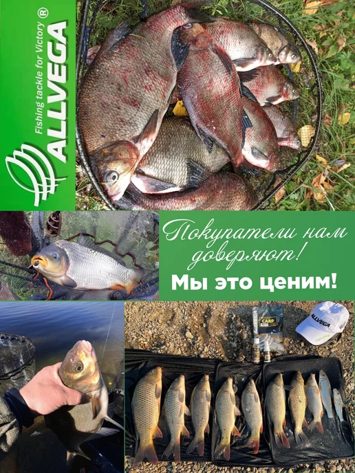 ALLVEGA Прикормка зимняя готовая универсал 0,9 кг, 0,9 кг, фото 8