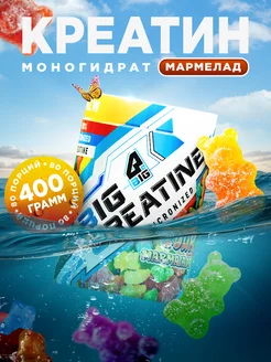 Креатин моногидрат порошок 400 г BIG. 15052141 купить за 946 ₽ в интернет-магазине Wildberries