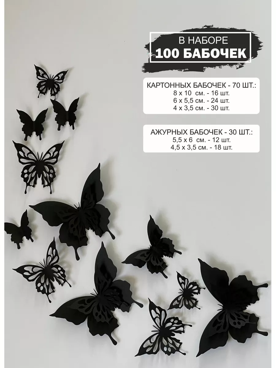 Бабочки На Стене: + (Фото) Красивых Оформлений В Интерьере | Декор из пластинок, Поделки, Стена