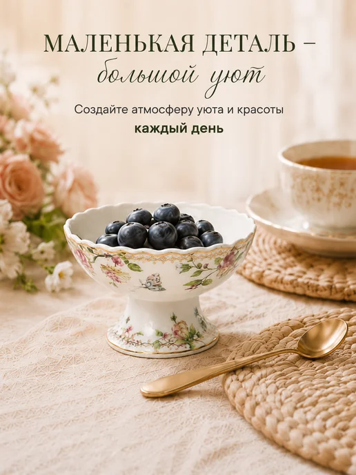BALSFORD Креманка на ножке 90 мл фарфор, 90 мл, фото 8