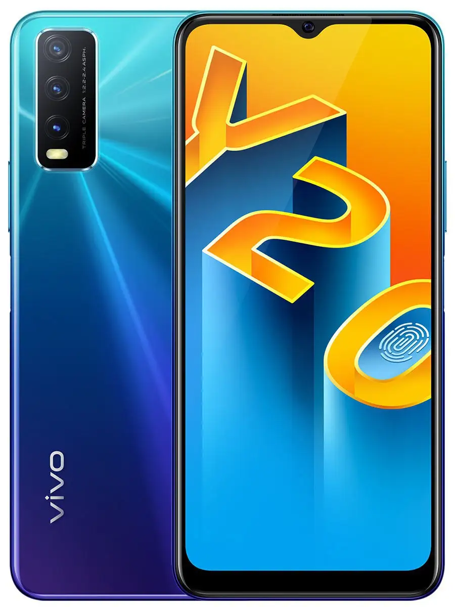 Смартфон VIVO Y20 V2027 Nebula Blue 6.5