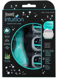 Intuition Sens Сменные кассеты 3шт+ Станок в подарок Wilkinson Sword 15060894 купить за 982 ₽ в интернет-магазине Wildberries