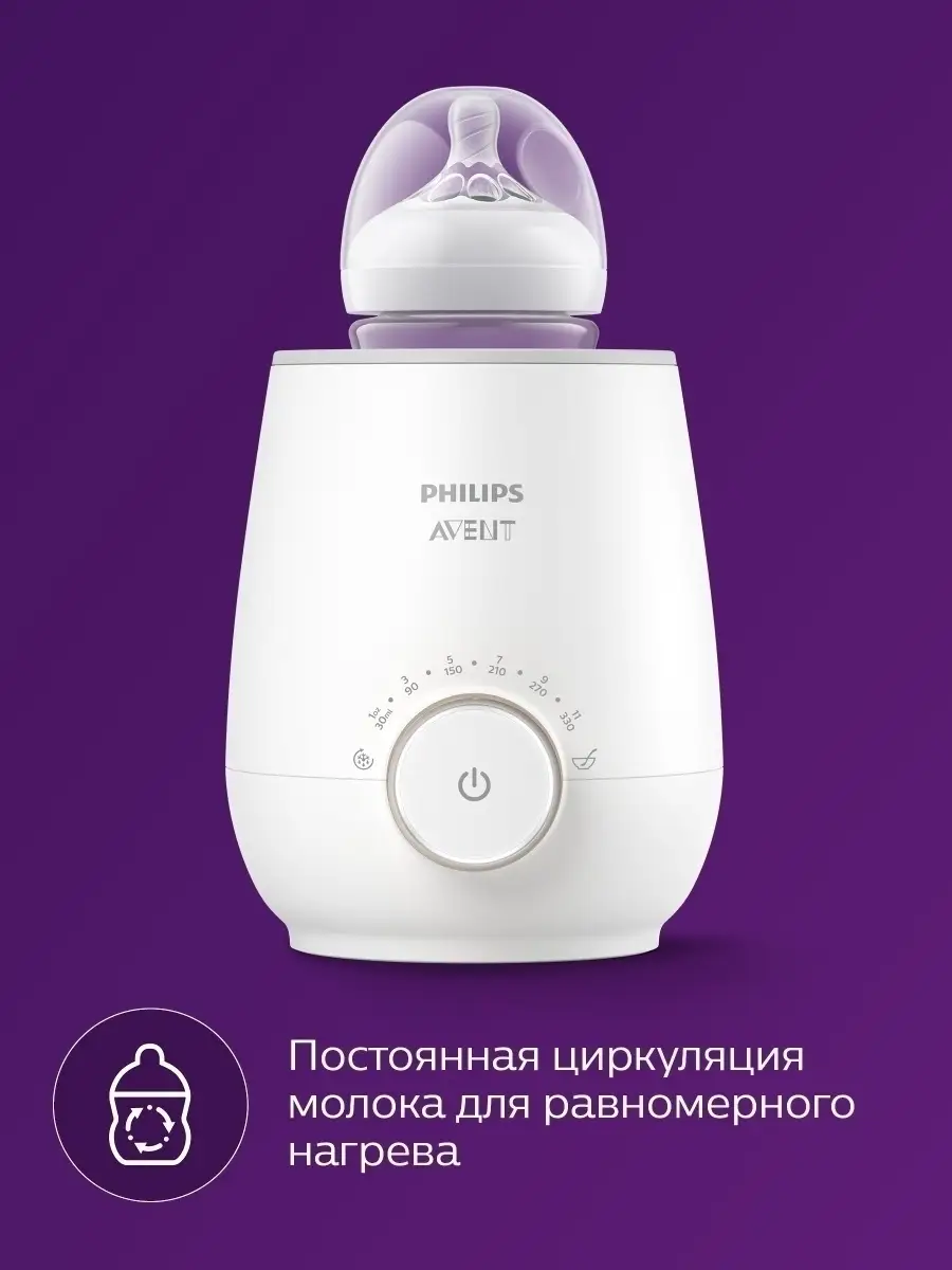 Быстрый подогреватель бутылочек SCF358/00 Philips AVENT 15069489 купить в  интернет-магазине Wildberries