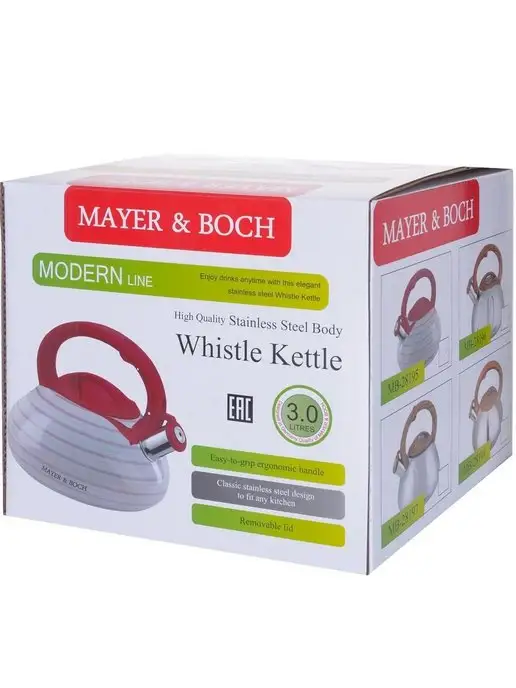 Чайник со свистком для плиты 3 л - фото 3