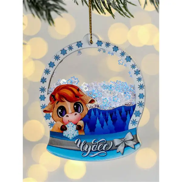 Подвеска дерево шейкер Чудес, 8 х 8 см