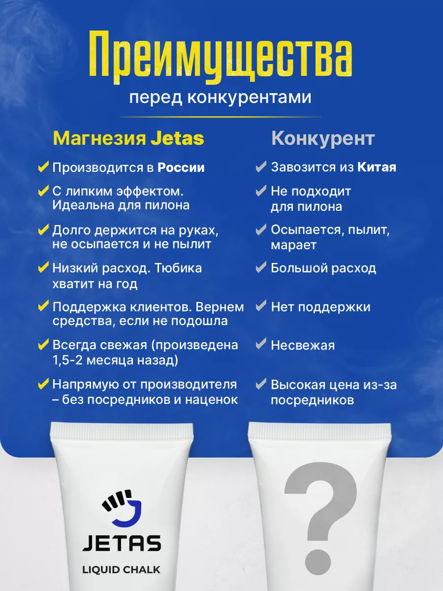 Магнезия жидкая спортивная для пилона Hard 100 мл Jetas 15109267 купить за  380 ₽ в интернет-магазине Wildberries