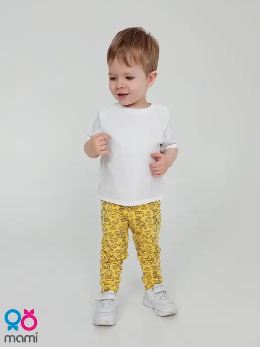 Mami-kids Штаны для новорожденных малышей, желтый, фото 3
