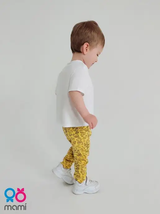 Mami-kids Штаны для новорожденных малышей, желтый, фото 4