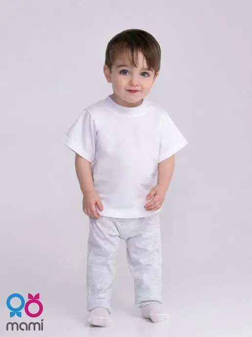 Mami-kids Штанишки для новорожденных мальчиков, белый, фото 6