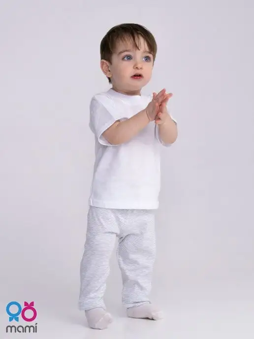 Mami-kids Штанишки для новорожденных мальчиков, белый, фото 8