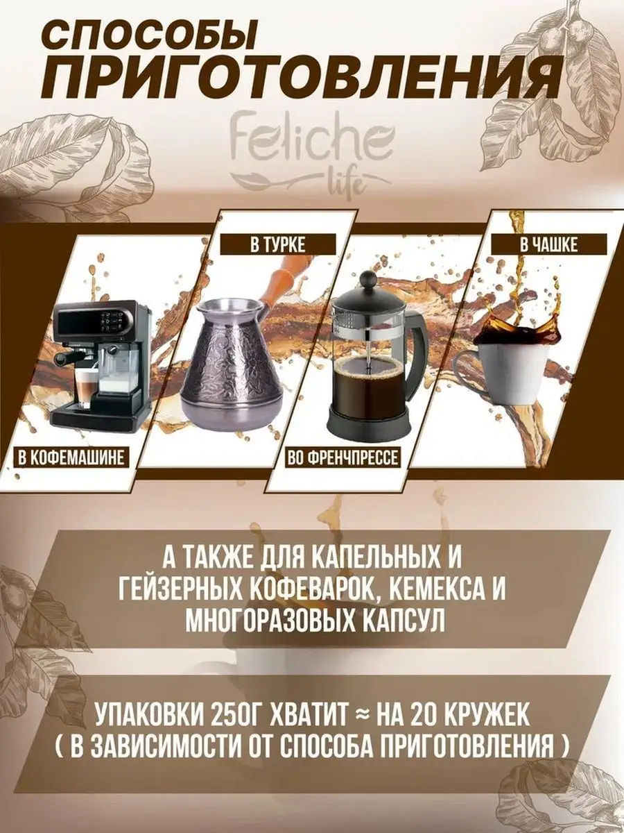 Кофе в зернах 250г Ирландский Крем Feliche 15120650 купить за 448 ₽ в  интернет-магазине Wildberries