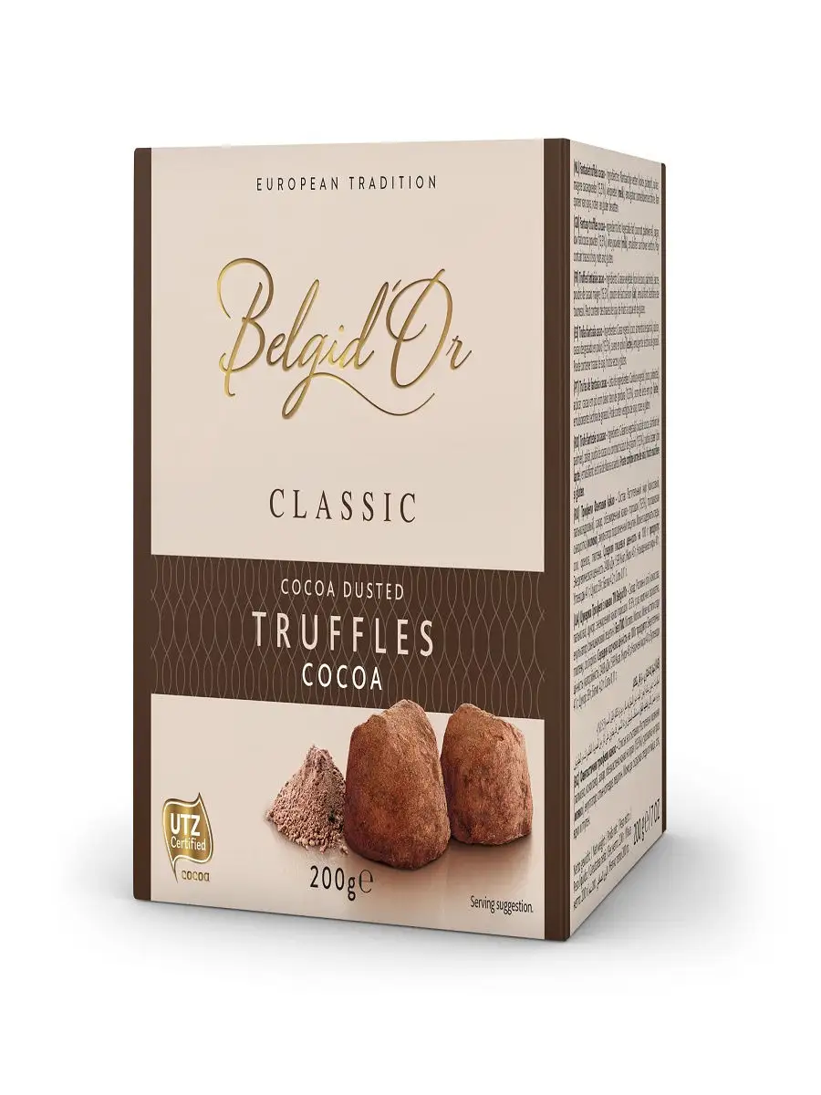 Classic truffles. Конфеты belgid&#039;or classic. belgid or. «classic truffles» эмблема.