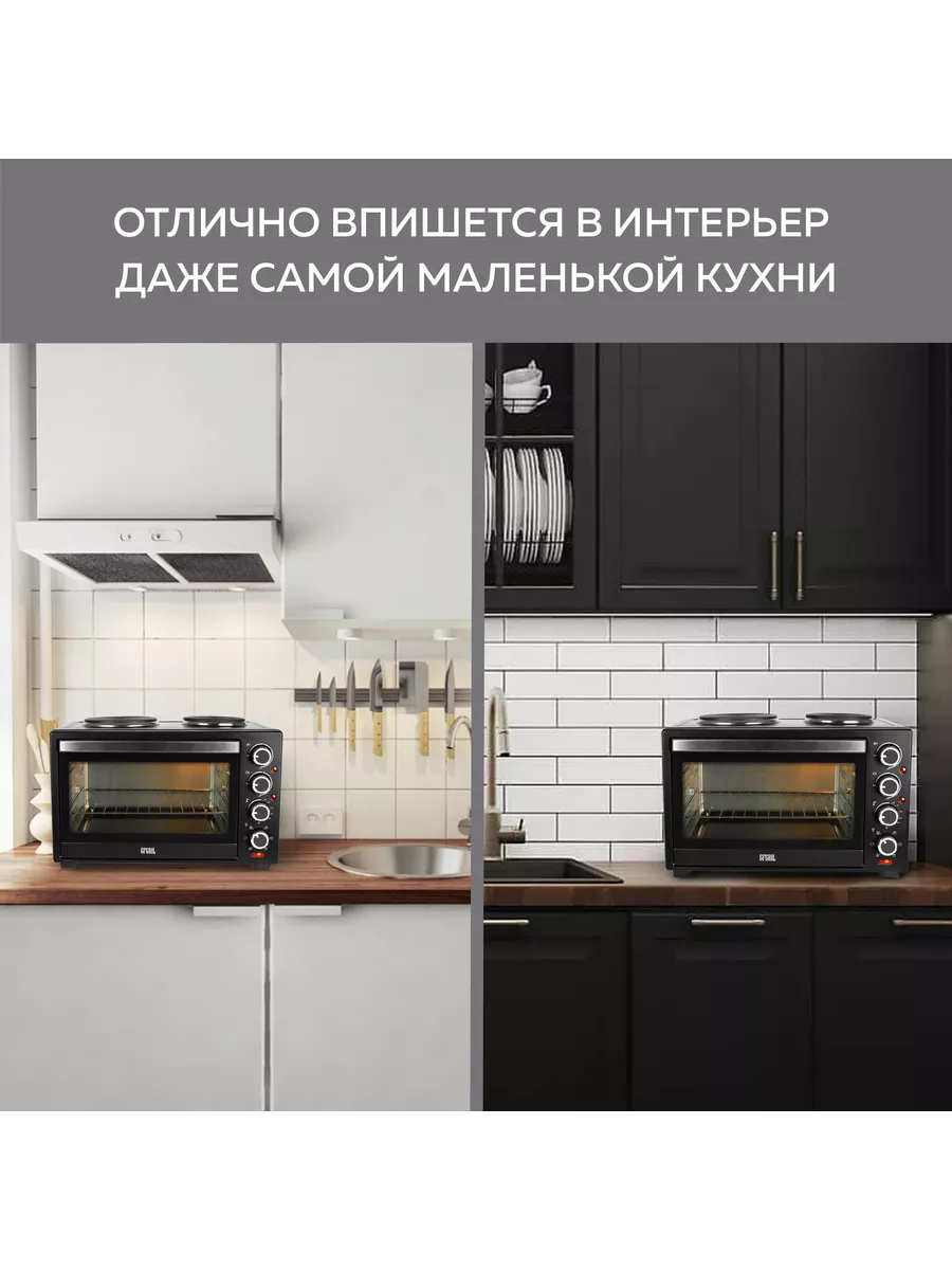 Мини-печь электрическая GFO-40 GFgril 15135256 купить в интернет-магазине  Wildberries