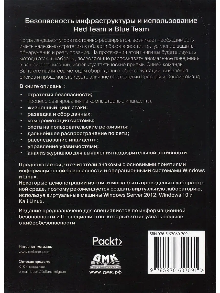 Кибербезопасность: стратегии атак и обороны Издательство ДМК Пресс 15138941  купить в интернет-магазине Wildberries