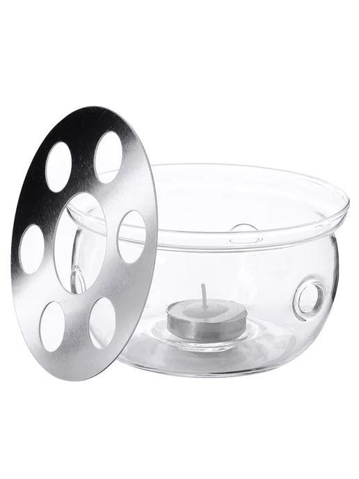 Заварочный чайник стеклянный с подогревом 800 мл - фото 14