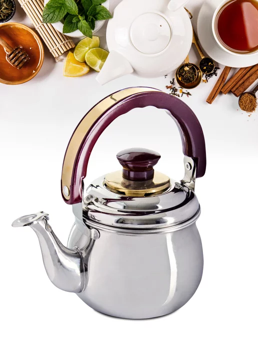 Чайник заварочный нержавеющая сталь с ситечком - фото 15