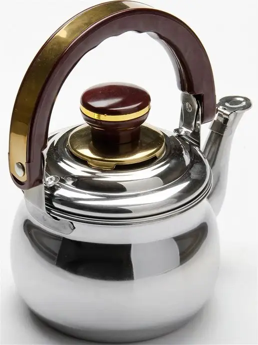 Чайник заварочный нержавеющая сталь с ситечком - фото 7