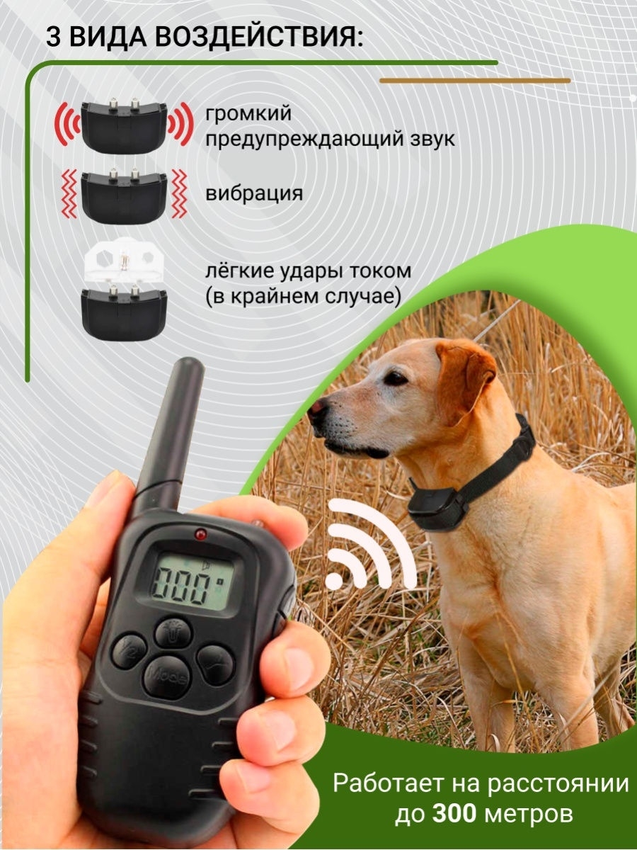 Электронный ошейник Remote Pet Training Collar 2EMARKET 15156842 купить в  интернет-магазине Wildberries