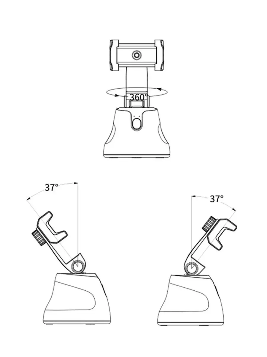 Умный штатив 360 (Робот оператор) для телефона с датчиком движения Apai  Genie HomeStore 15169590 купить в интернет-магазине Wildberries