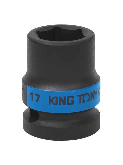 KING TONY Головка ударная шестигранная 1 2" 38мм 453538M, черный, фото 3