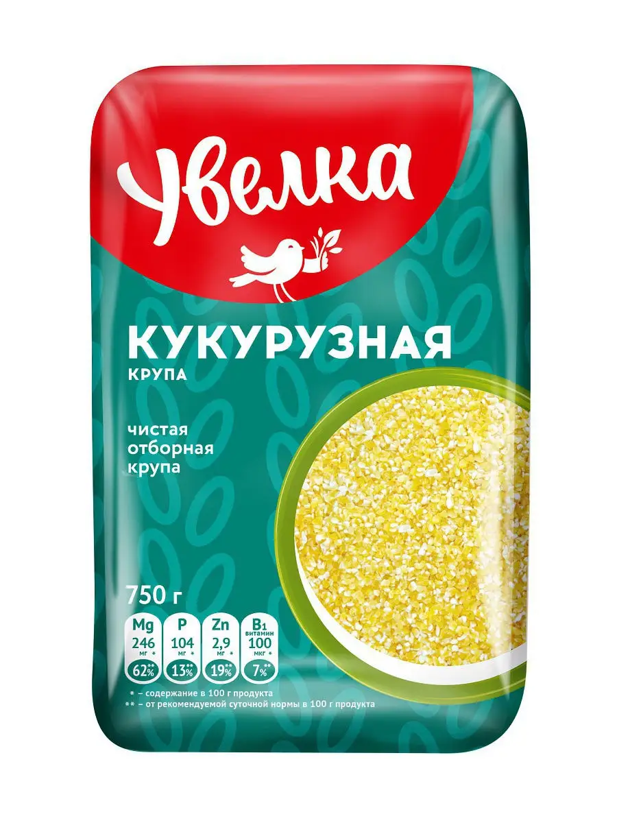 Крупа кукурузная 750 гр. УВЕЛКА 15173620 купить в интернет-магазине  Wildberries