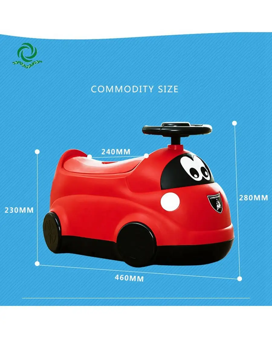 Детский туалетный горшок для малыша, машинка с рулем, съемная емкость,  крышка/сиденье/унитаз RIKI TIKI 15208779 купить в интернет-магазине  Wildberries