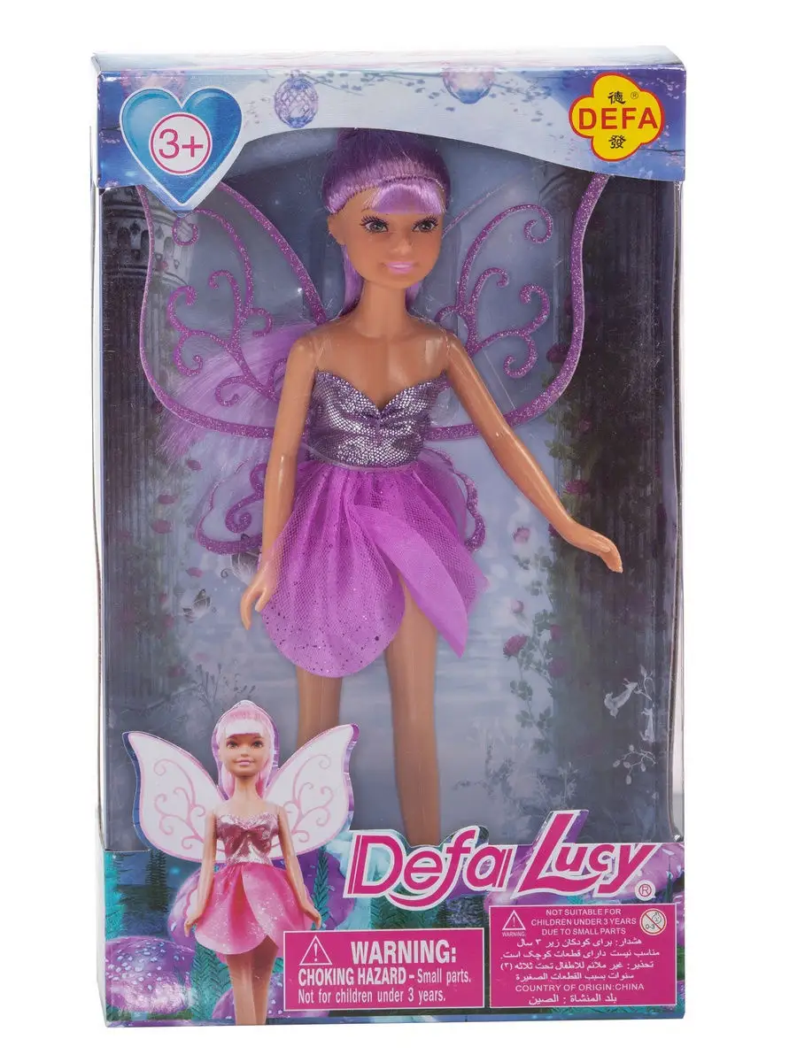 Игрушка кукла барби принцесса фея волшебница DEFA LUCY 15264437 купить за  441 ₽ в интернет-магазине Wildberries