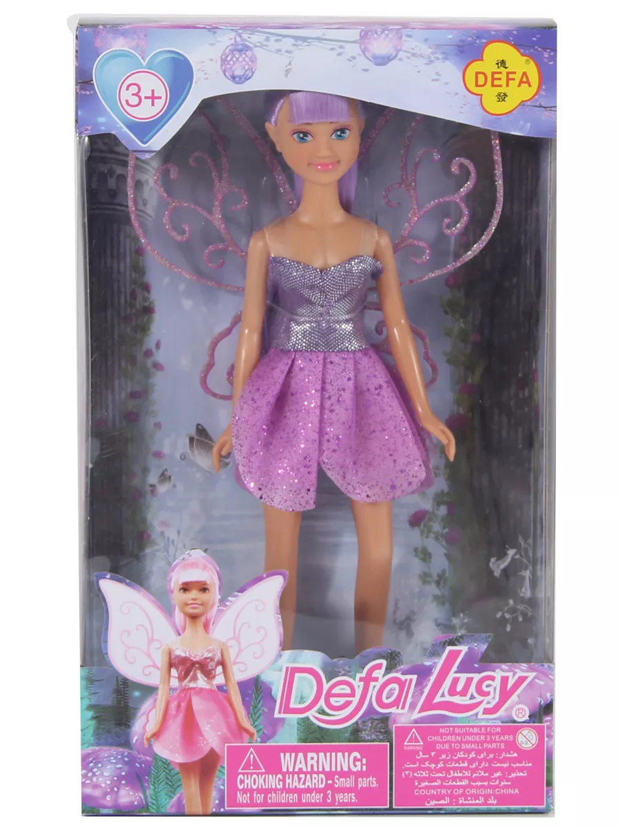 Игрушка кукла барби принцесса фея волшебница DEFA LUCY 15264437 купить за  441 ₽ в интернет-магазине Wildberries