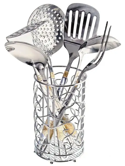 Кухонный набор с подставкой 7 предметов - фото 2