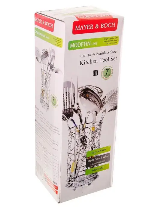 Кухонный набор с подставкой 7 предметов - фото 4