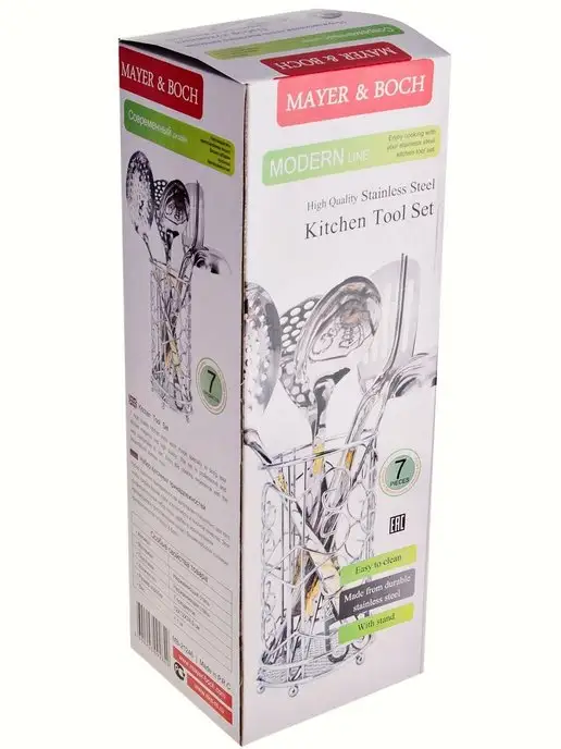 Кухонный набор с подставкой 7 предметов - фото 4