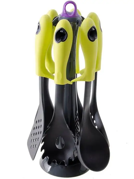 Набор кухонных принадлежностей с подставкой - фото 2