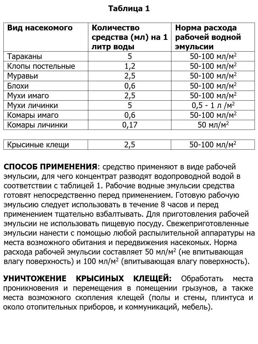 Биорин средство от клопов, блох, муравьев, тараканов, 50 мл Доброхим  15294087 купить в интернет-магазине Wildberries