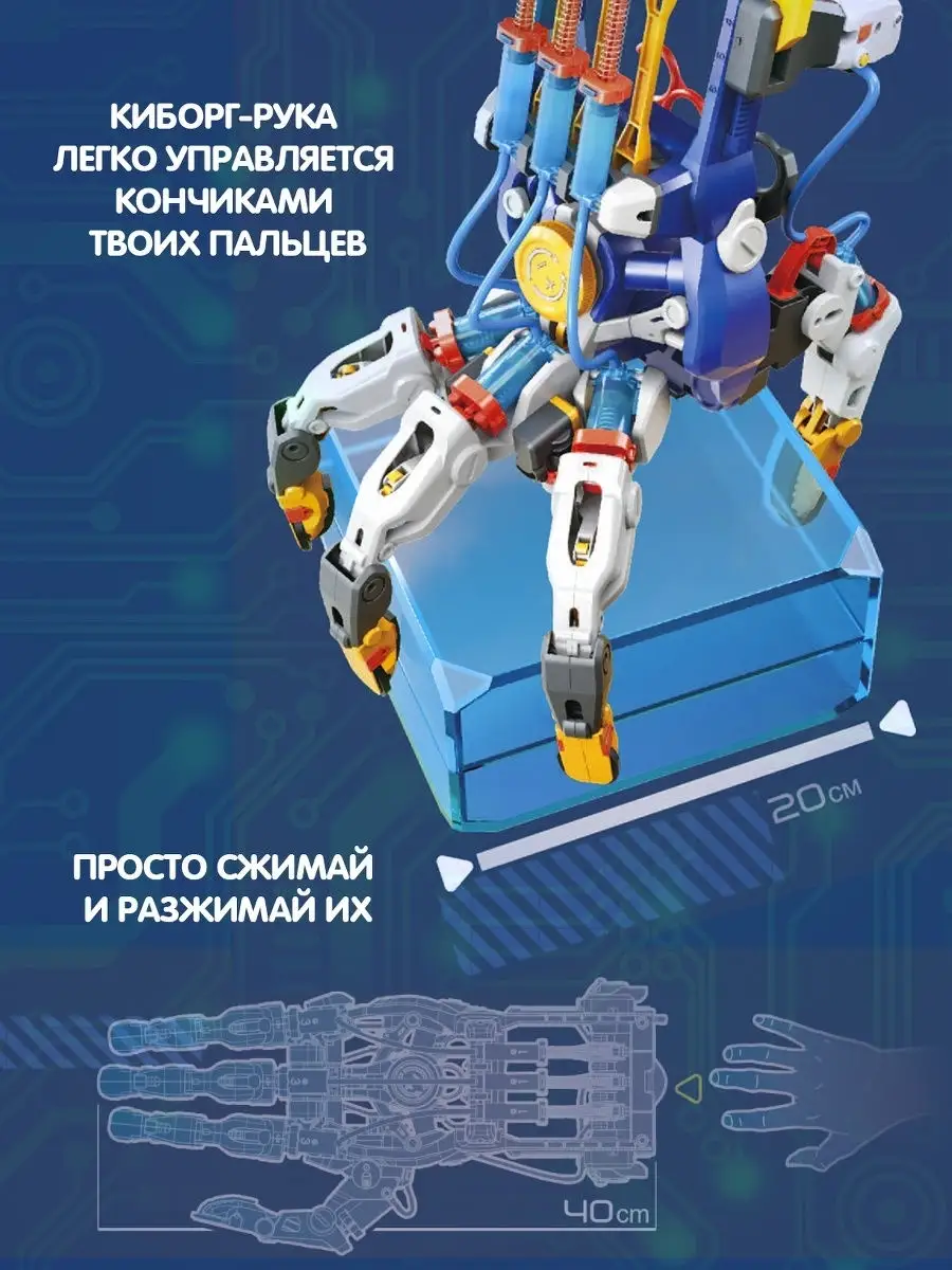 Гидравлическая киборг рука робота BONDIBON 15298547 купить за 5 269 ₽ в  интернет-магазине Wildberries