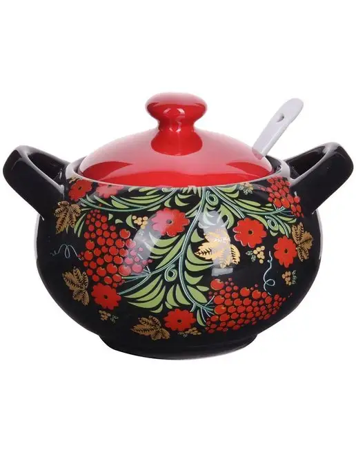 Сахарница с ложкой 375 мл - фото 1