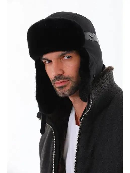 Зимняя мужская шапка ушанка: стильно и удобно