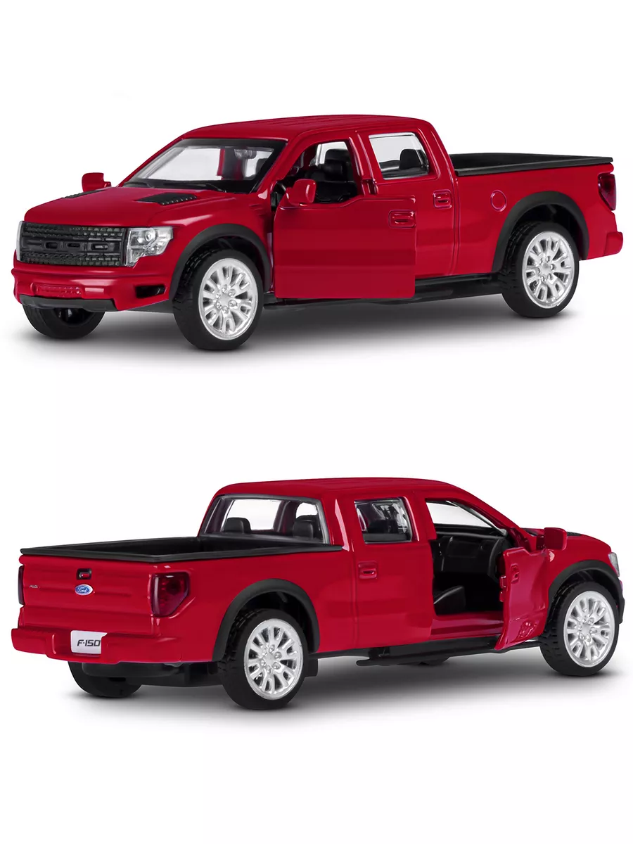 Машинка металлическая Ford F-150 SVT Raptor-2, 1:52 АВТОПАНОРАМА 15346378  купить за 430 ₽ в интернет-магазине Wildberries