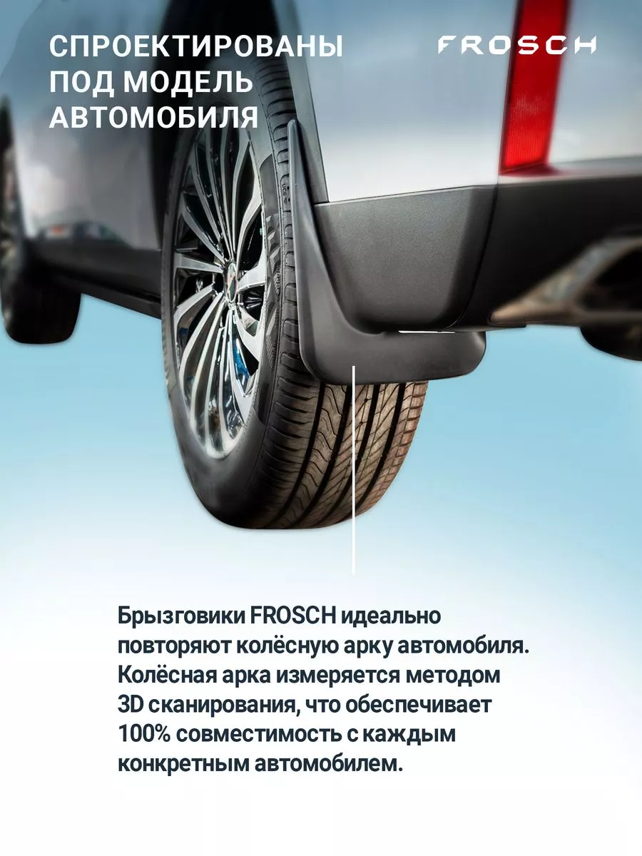 Брызговики задние для GEELY Coolray Sport 2020 - Frosch 15349820 купить за  1 593 ₽ в интернет-магазине Wildberries