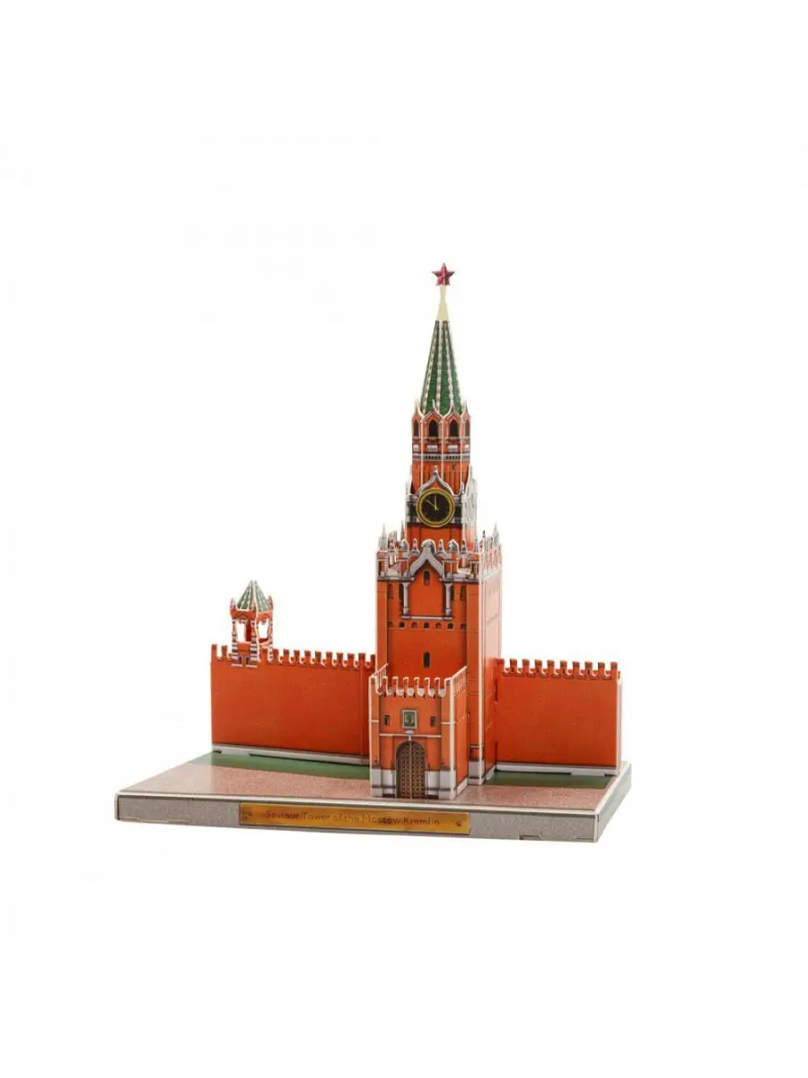 Спасская Башня Московского Кремля сборная модель из картона 3D конструктор Umbum | AliExpress