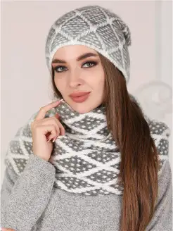 Шапка и снуд Ornis style 15382027 купить за 1 064 ₽ в интернет-магазине Wildberries