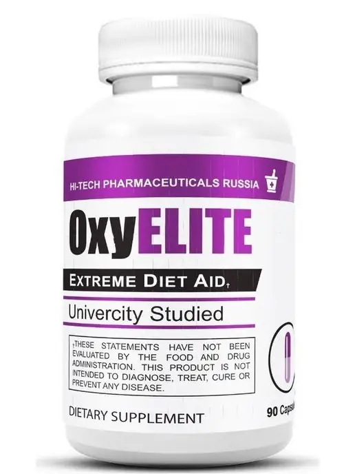 HI-TECH PHARMACEUTICALS OxyELITE, 90 капсул, 150 мл, фото 4
