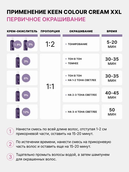 KEEN Краска для волос 6.75 Темный палисандр, 100 мл, 100 мл, фото 6