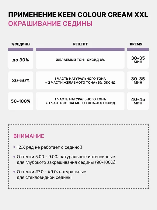 KEEN Краска для волос 6.75 Темный палисандр, 100 мл, 100 мл, фото 8